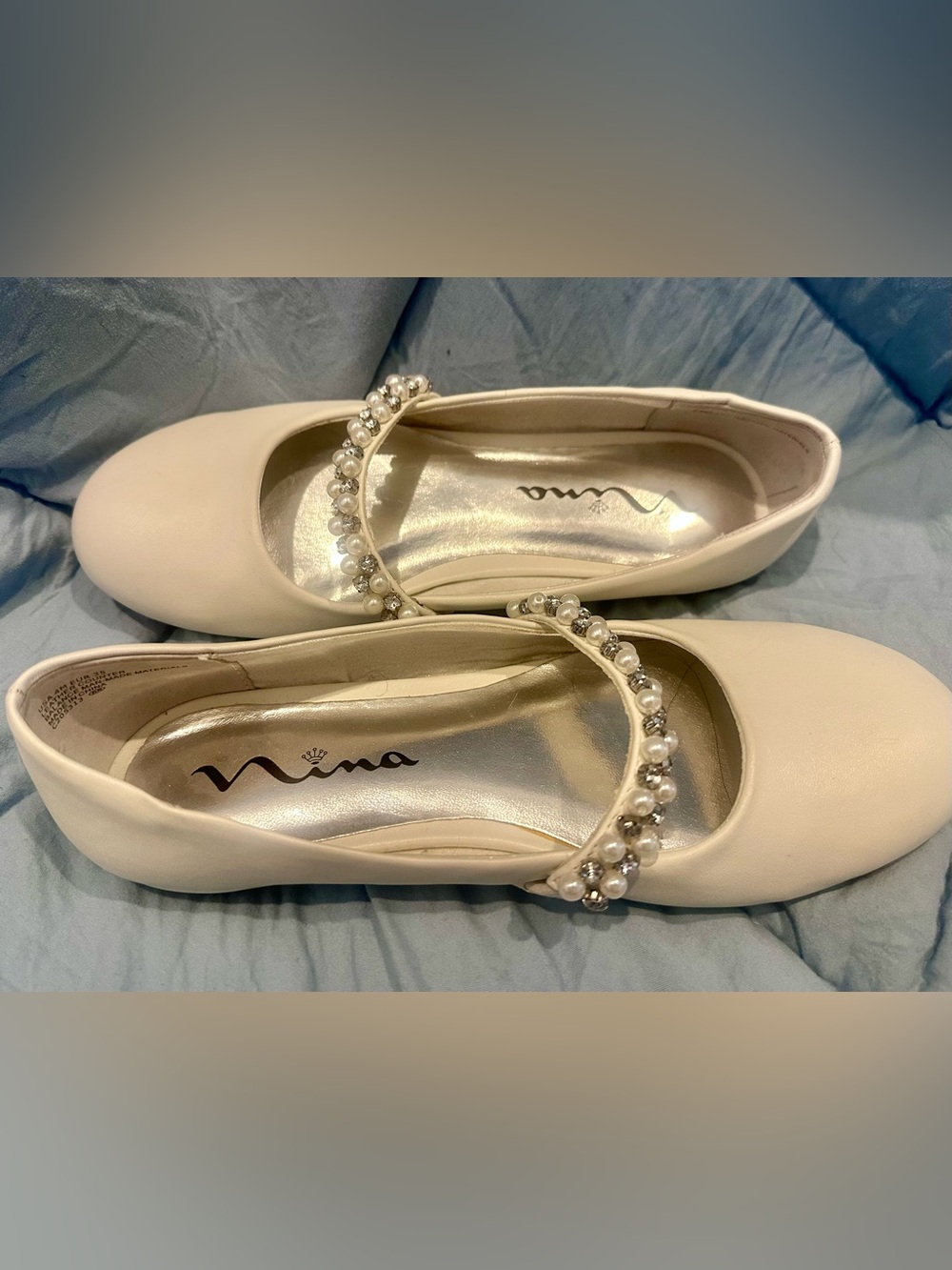 Girls Nina Flats Size 4